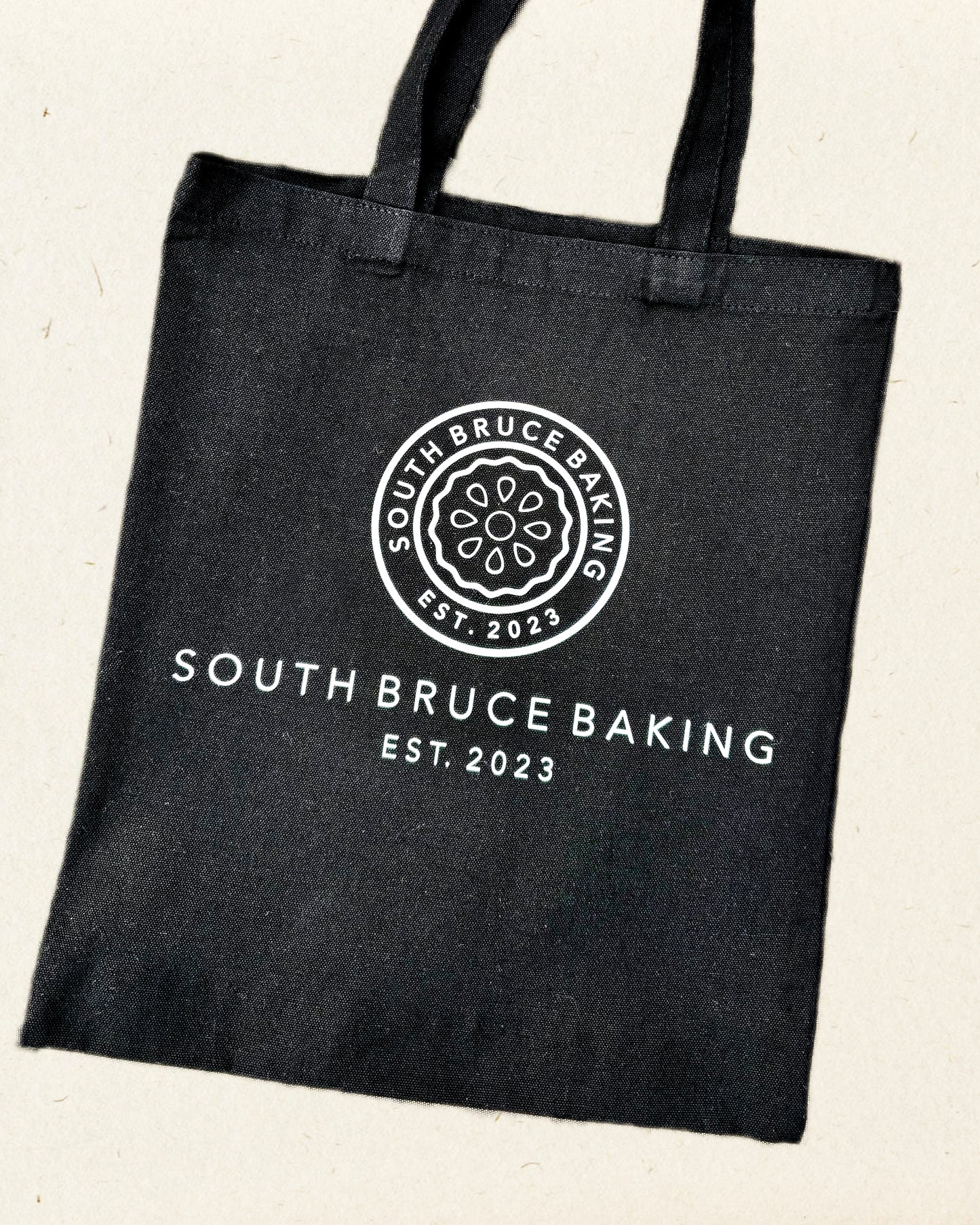 Black Canvas Tote Bag